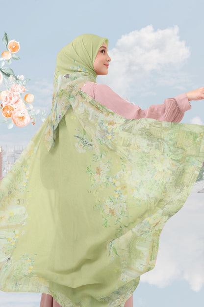 [ BUY 3 GET 1 FREE HIJAB ] Tangerine Scarf - ST16.14 TV16.14 TJ16.14 Olive