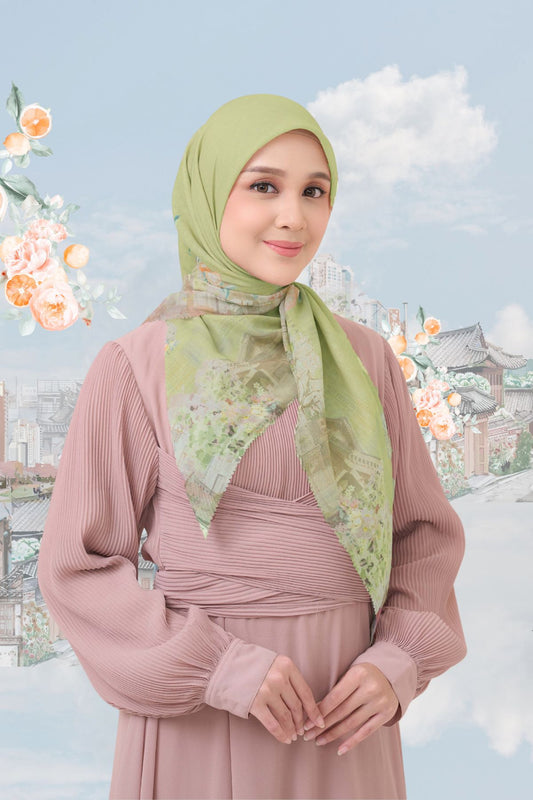 [ BUY 3 GET 1 FREE HIJAB ] Tangerine Scarf - ST16.14 TV16.14 TJ16.14 Olive