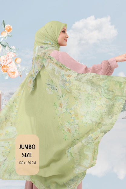 [ BUY 3 GET 1 FREE HIJAB ] Tangerine Scarf - ST16.14 TV16.14 TJ16.14 Olive