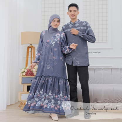 [CLEARANCE SALE] Orchid Dress - ORD1.2 Denim Grey