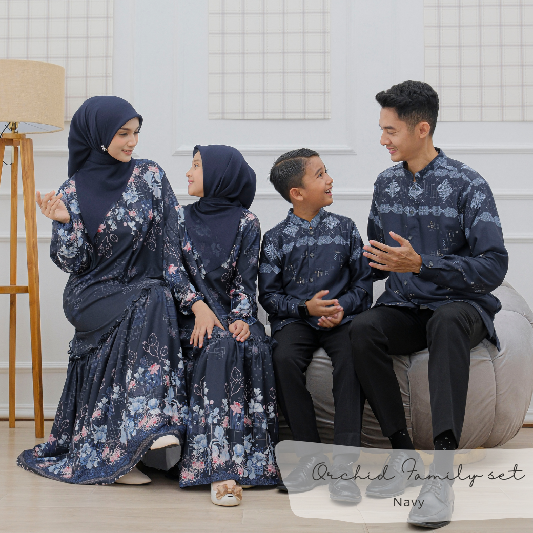 Koko Anak Orchid Series - OC10.4 Navy