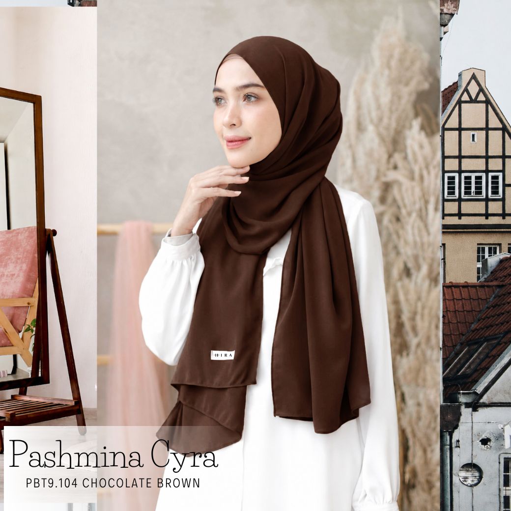 Pashmina Cyra - Chocolate Brown