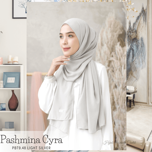 Pashmina Cyra - PBT9.48 Light Silver