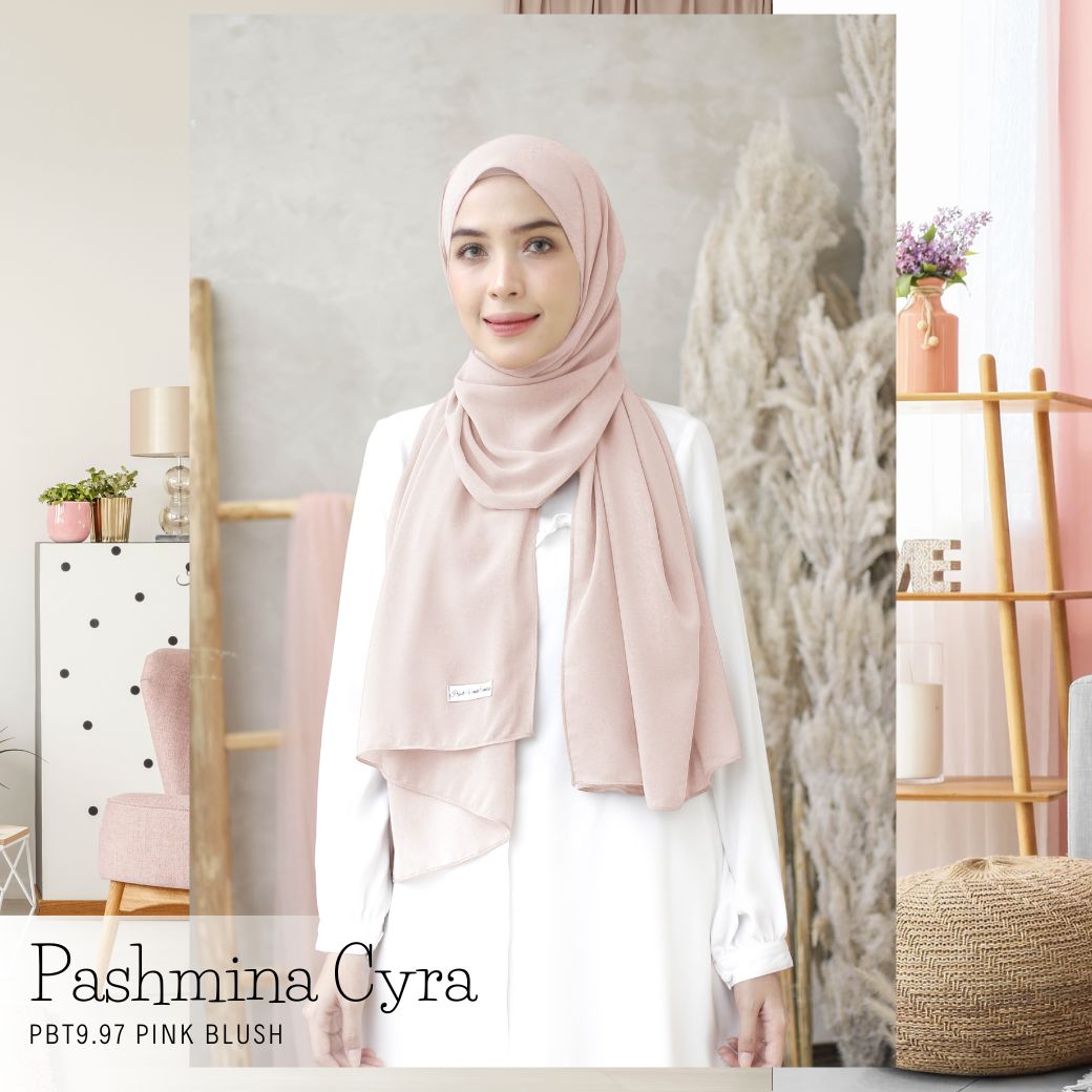 Pashmina Cyra - PBT9.97 Pink Blush