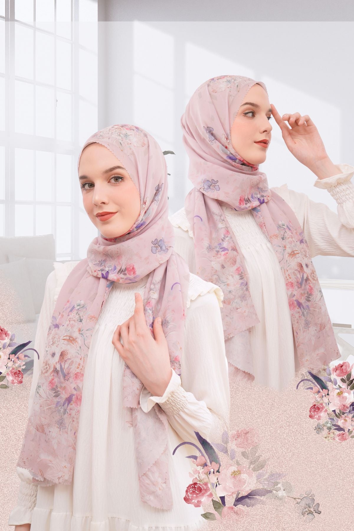 Pashmina Emily - PIM9.11 Silky Pink