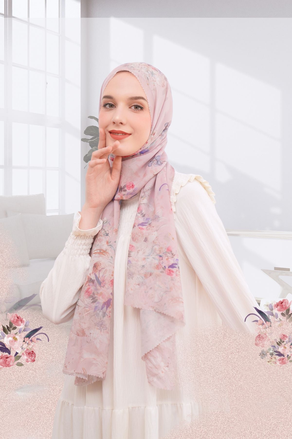 Pashmina Emily - PIM9.11 Silky Pink