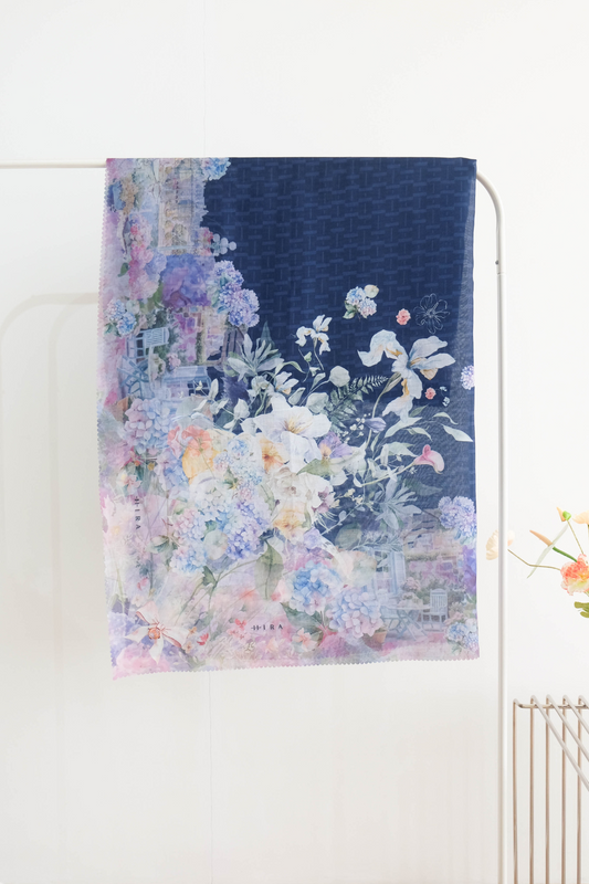 [ BUY 3 GET 1 FREE HIJAB ] Purity JUMBO - Scarf Square Premium Polycotton XL | Navy - PJ09.10