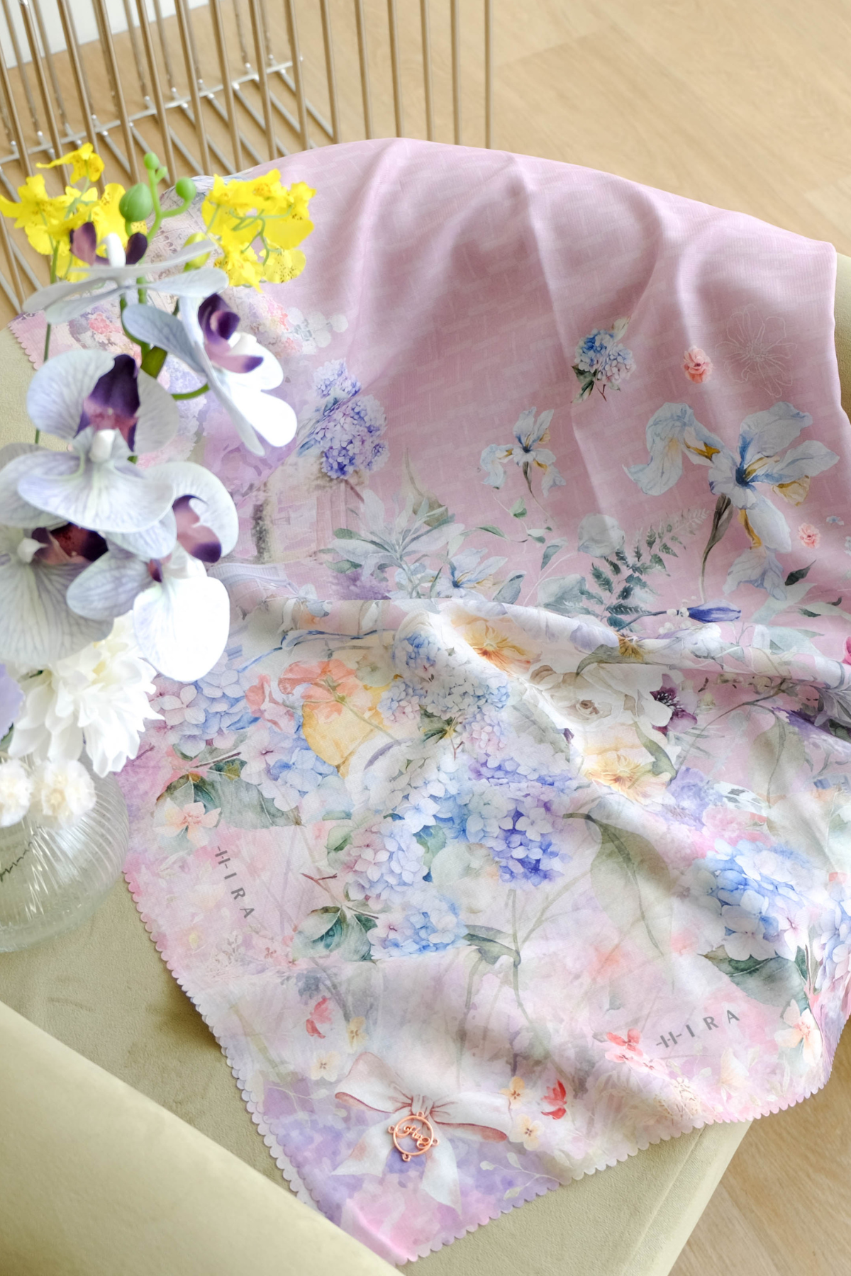 [ BUY 3 GET 1 FREE HIJAB ] Purity JUMBO - Scarf Square Premium Polycotton XL | Pink - PJ09.12