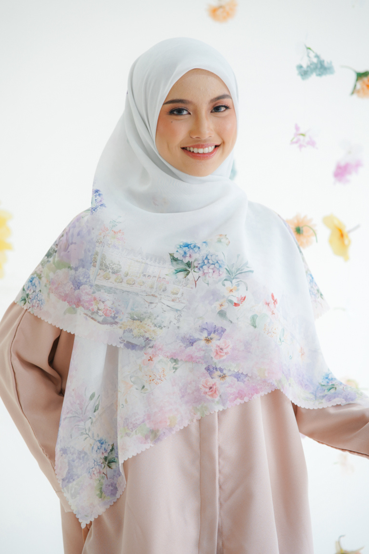 Purity Scarf Jumbo Polycotton - PJ09.15 White