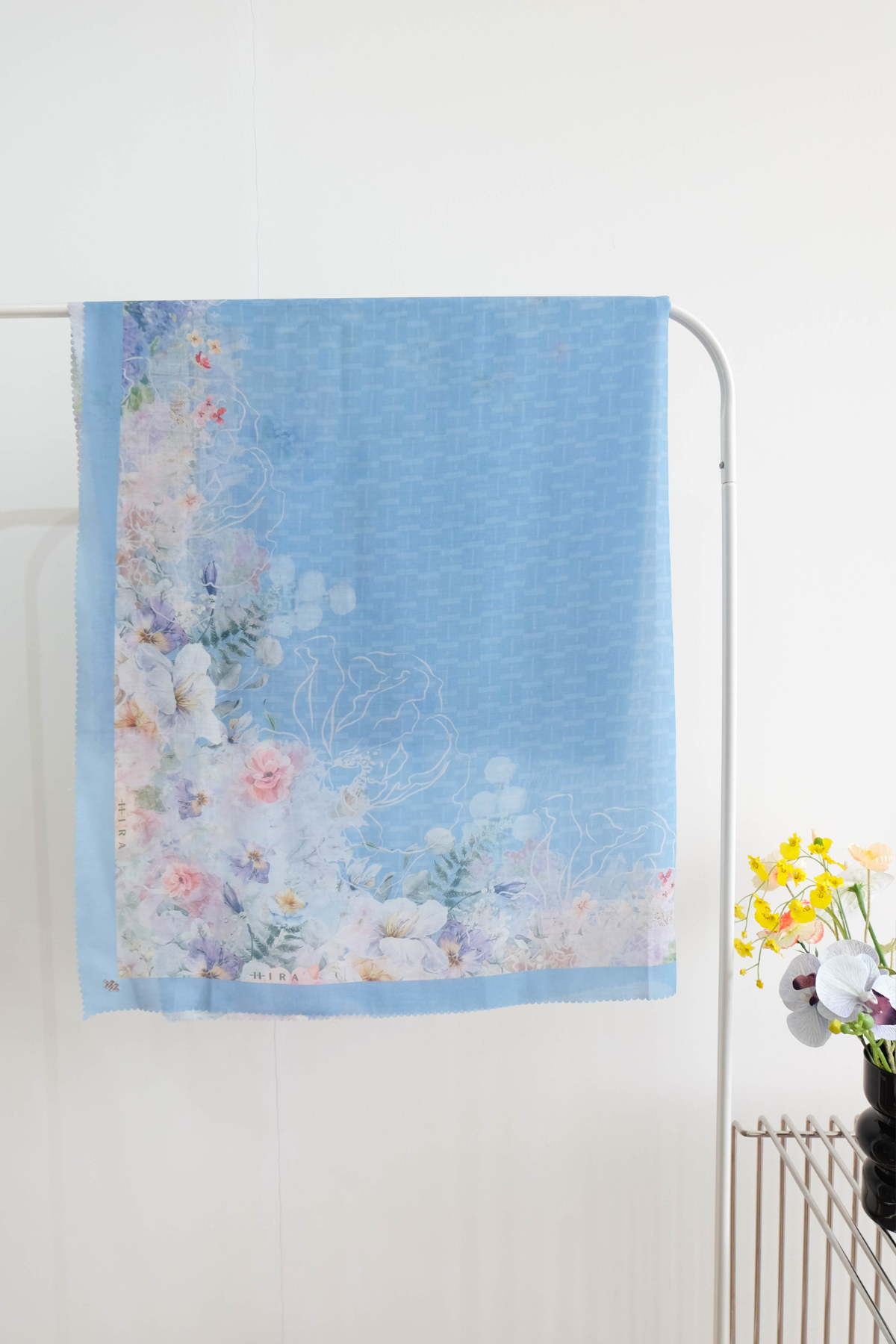 [ BUY 3 GET 1 FREE HIJAB ] Purity JUMBO - Scarf Square Premium Polycotton XL | Blue - PJ09.2