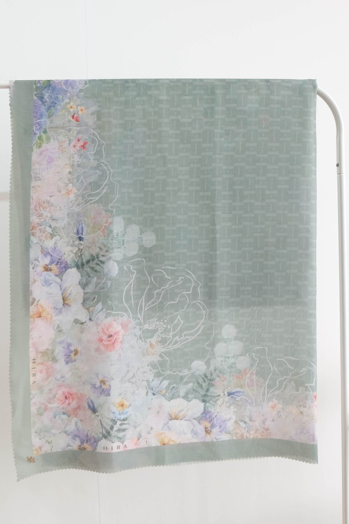 [ BUY 3 GET 1 FREE HIJAB ] Purity JUMBO - Scarf Square Premium Polycotton XL | Greeny - PJ09.4