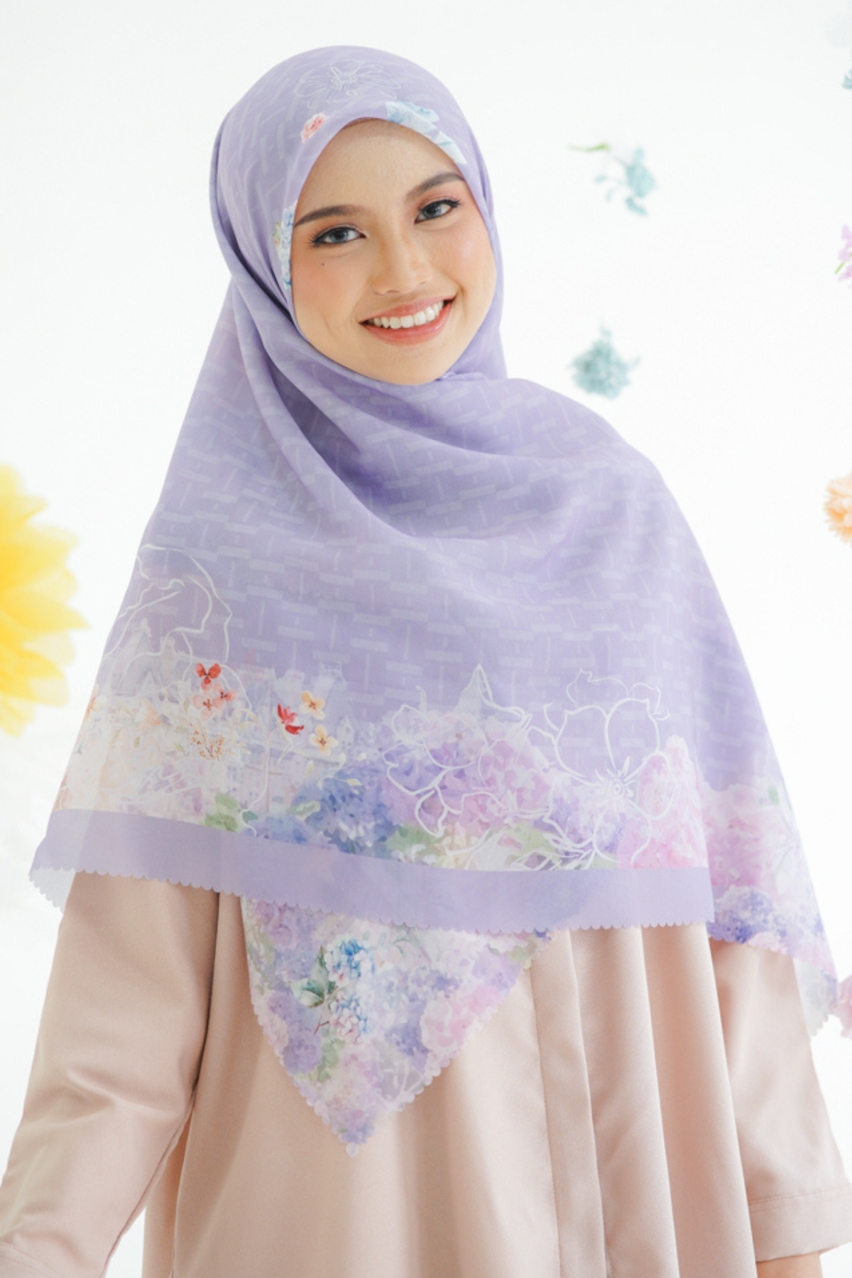 Purity Scarf Jumbo Polycotton - PJ09.7 Lilac