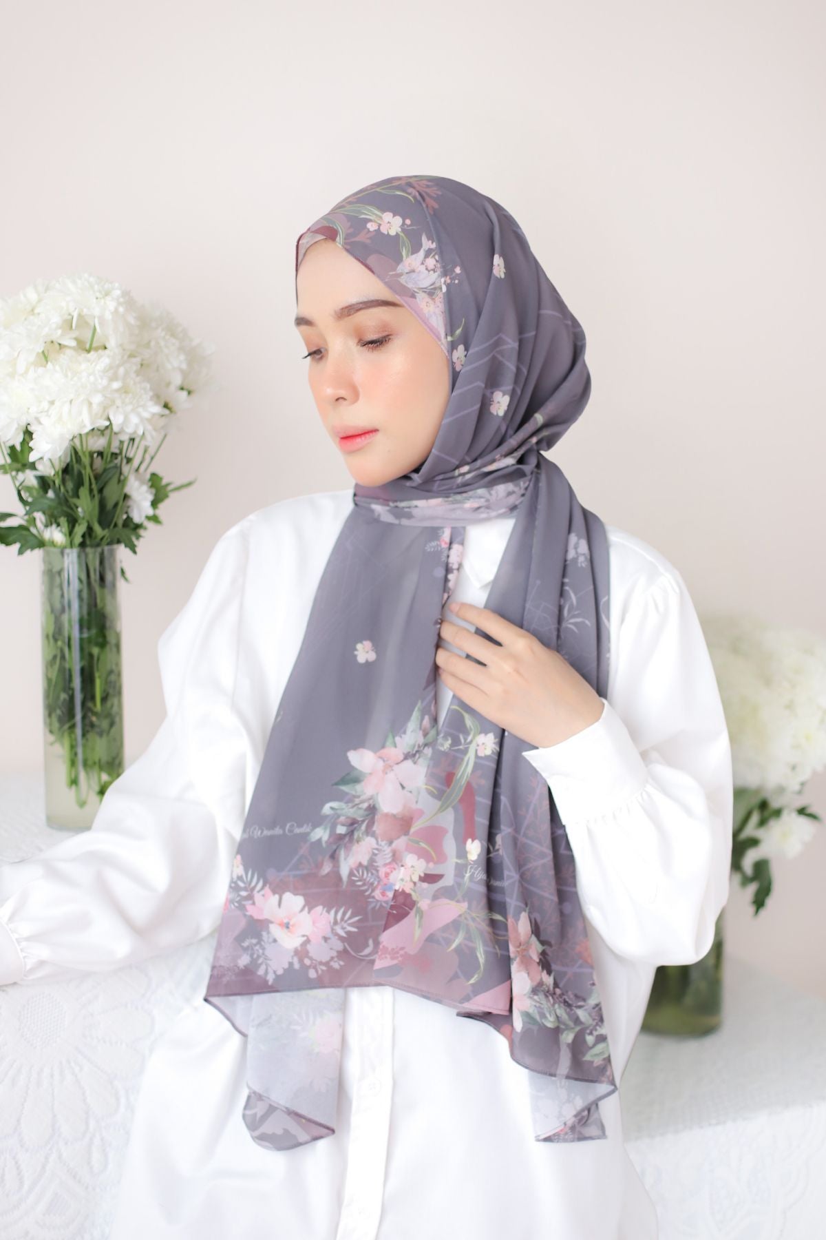 Fresia - Pashmina Premium Ceruti - Fog - PM11.22