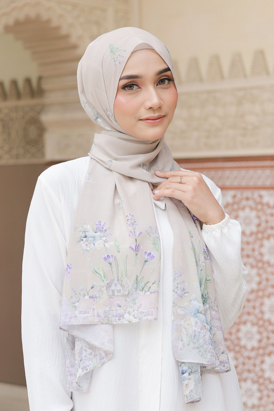 Lavender - Pashmina Premium Cerutti - Almond - PM11.74