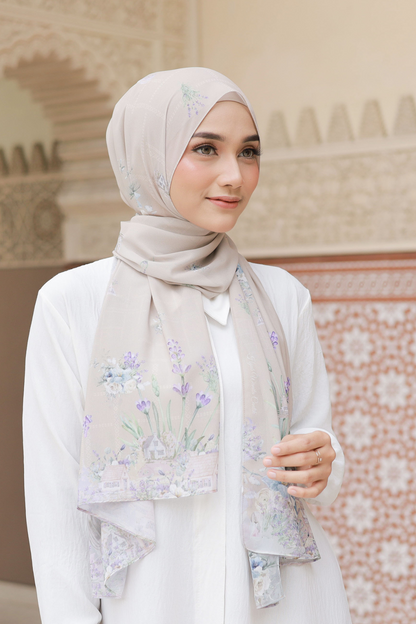 Lavender - Pashmina Premium Cerutti - Almond - PM11.74