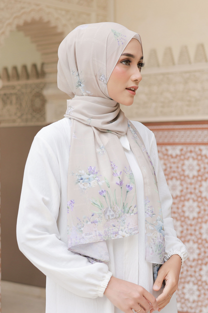 Lavender - Pashmina Premium Cerutti - Almond - PM11.74
