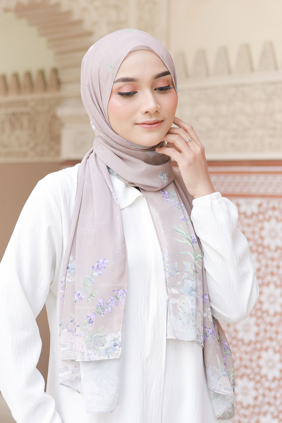 Lavender - Pashmina Premium Ceruti - Mocca - PM11.80