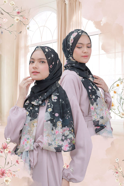Florence - Pashmina Premium Ceruti - Black - PM11.82