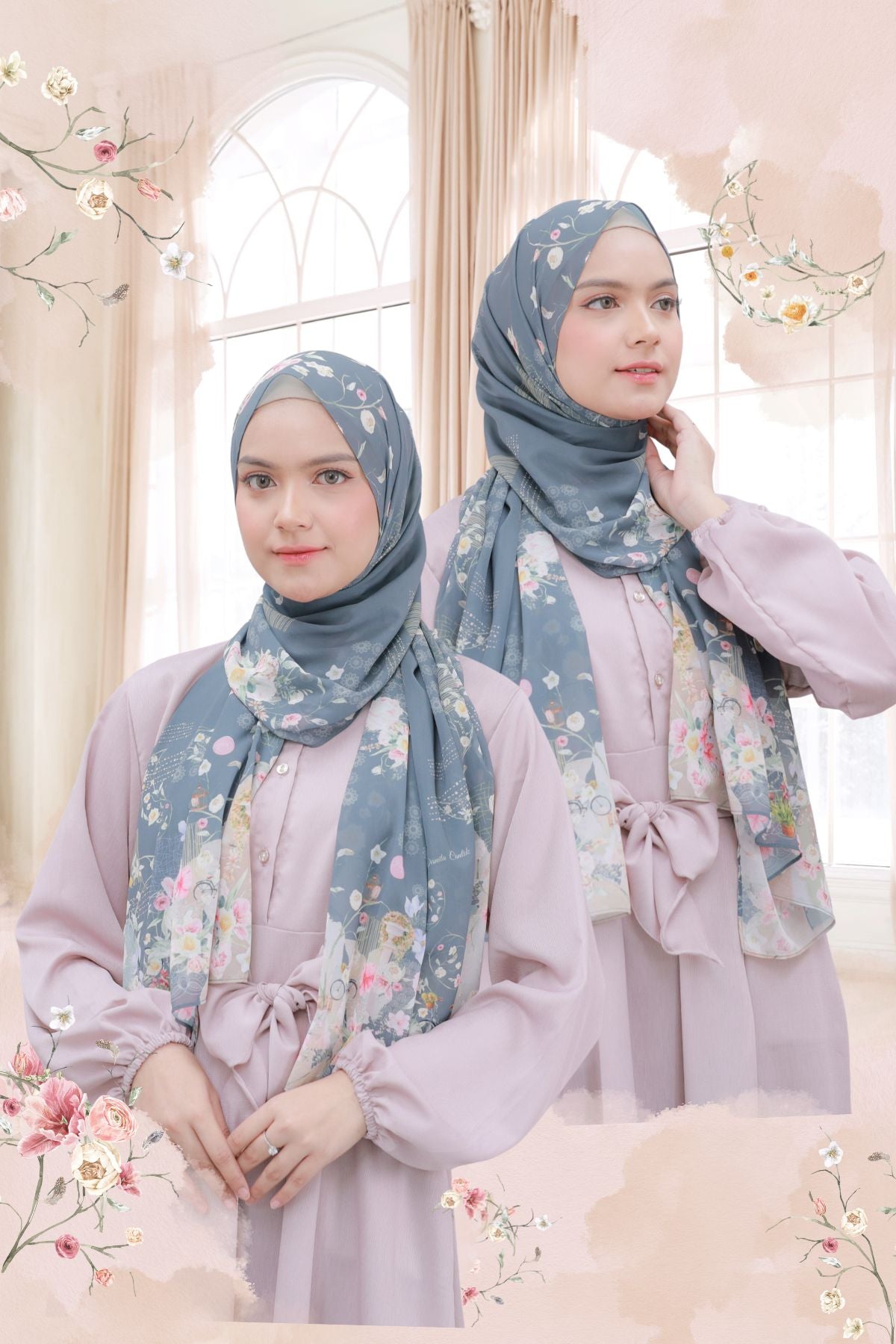 Florence - Pashmina Premium Ceruti - Midnight Grey - PM11.83