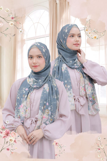 Florence - Pashmina Premium Ceruti - Midnight Grey - PM11.83