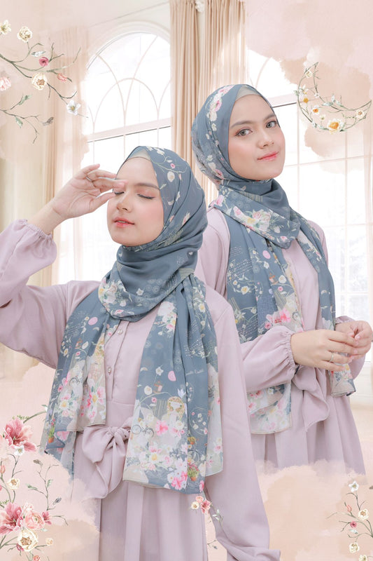 Florence - Pashmina Premium Ceruti - Midnight Grey - PM11.83