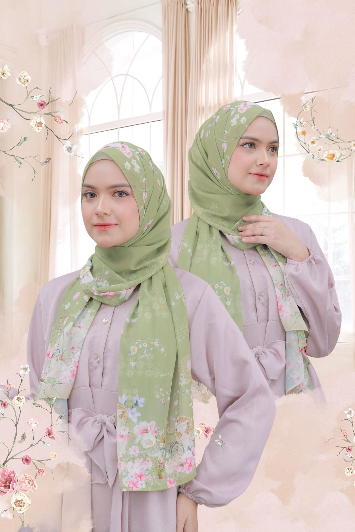 Florence - Pashmina Premium Ceruti - Harmony Green - PM11.88