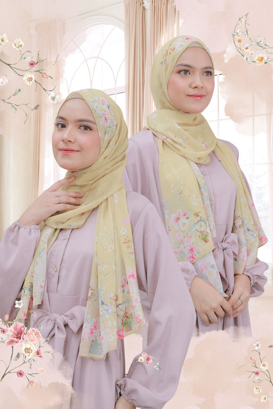 Florence - Pashmina Premium Ceruti - Lemongrass - PM11.89