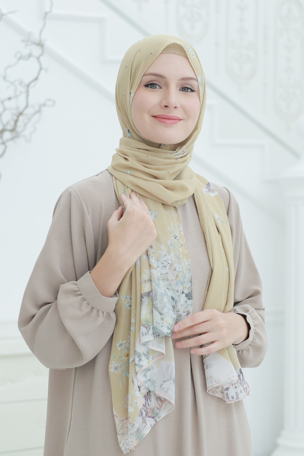 Edelweiss - Pashmina Premium Cerutti - Lawu Lemon - PM11.92