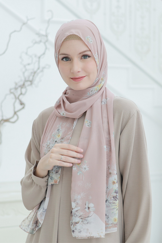 Edelweiss - Pashmina Premium Cerutti - Pangrango Peach - PM11.95