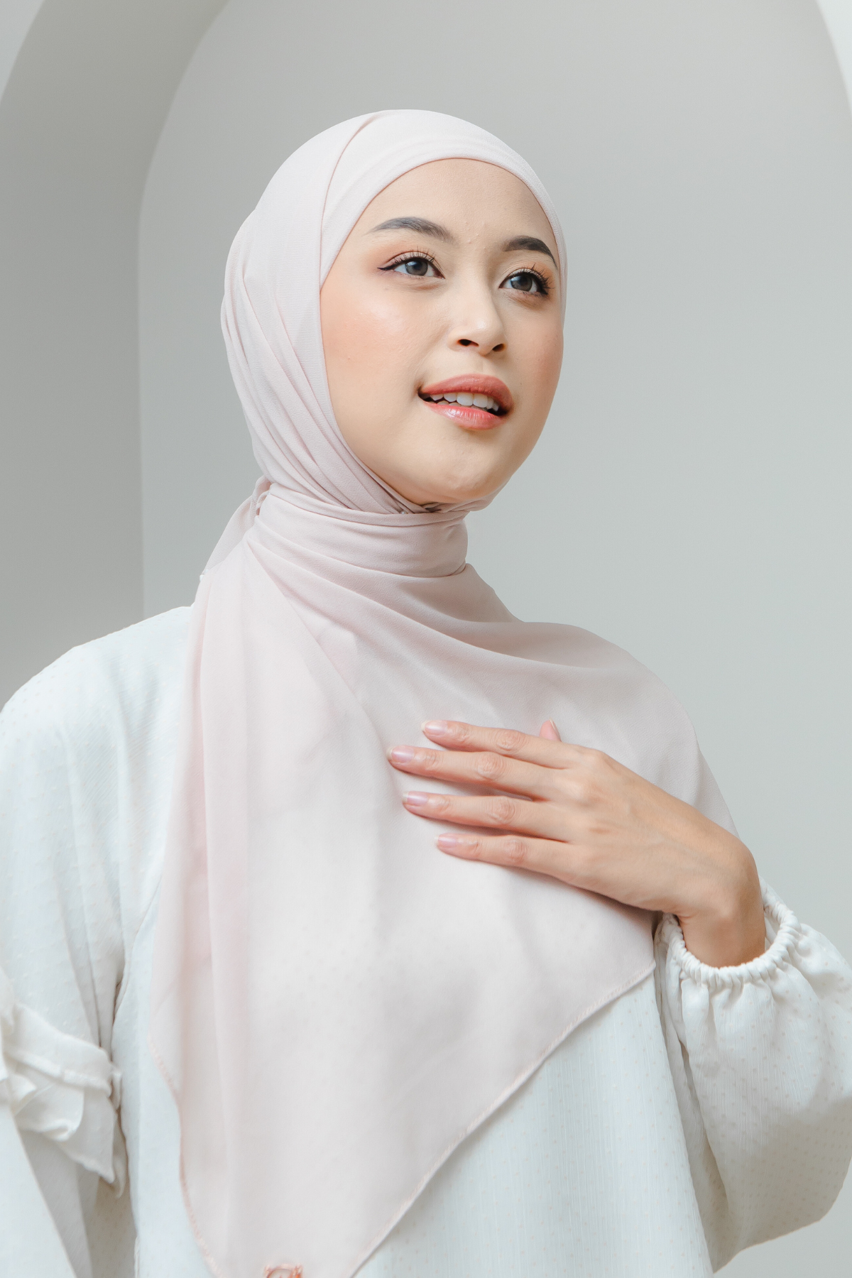 Pashmina Inner Inara - PNR1.11 Pale Pink