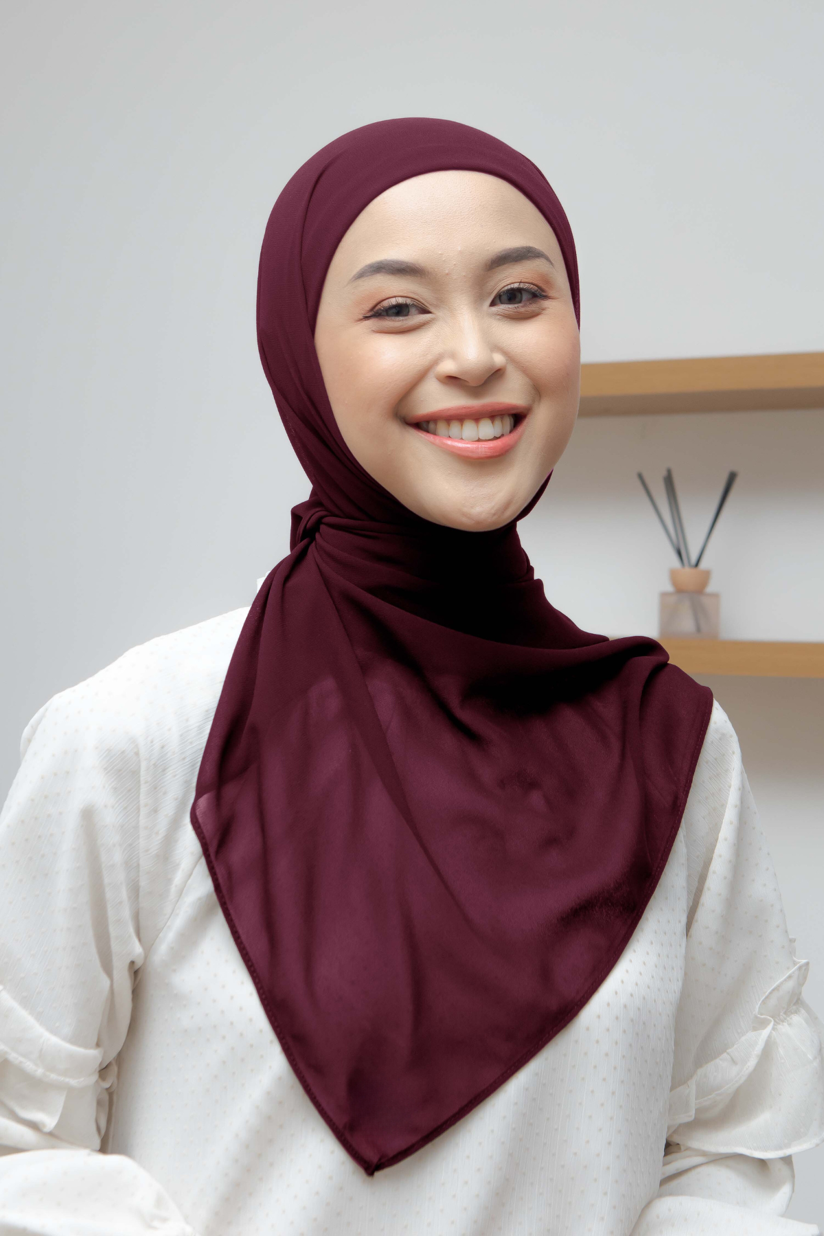 Pashmina Inner Inara - PNR1.4 Maroon