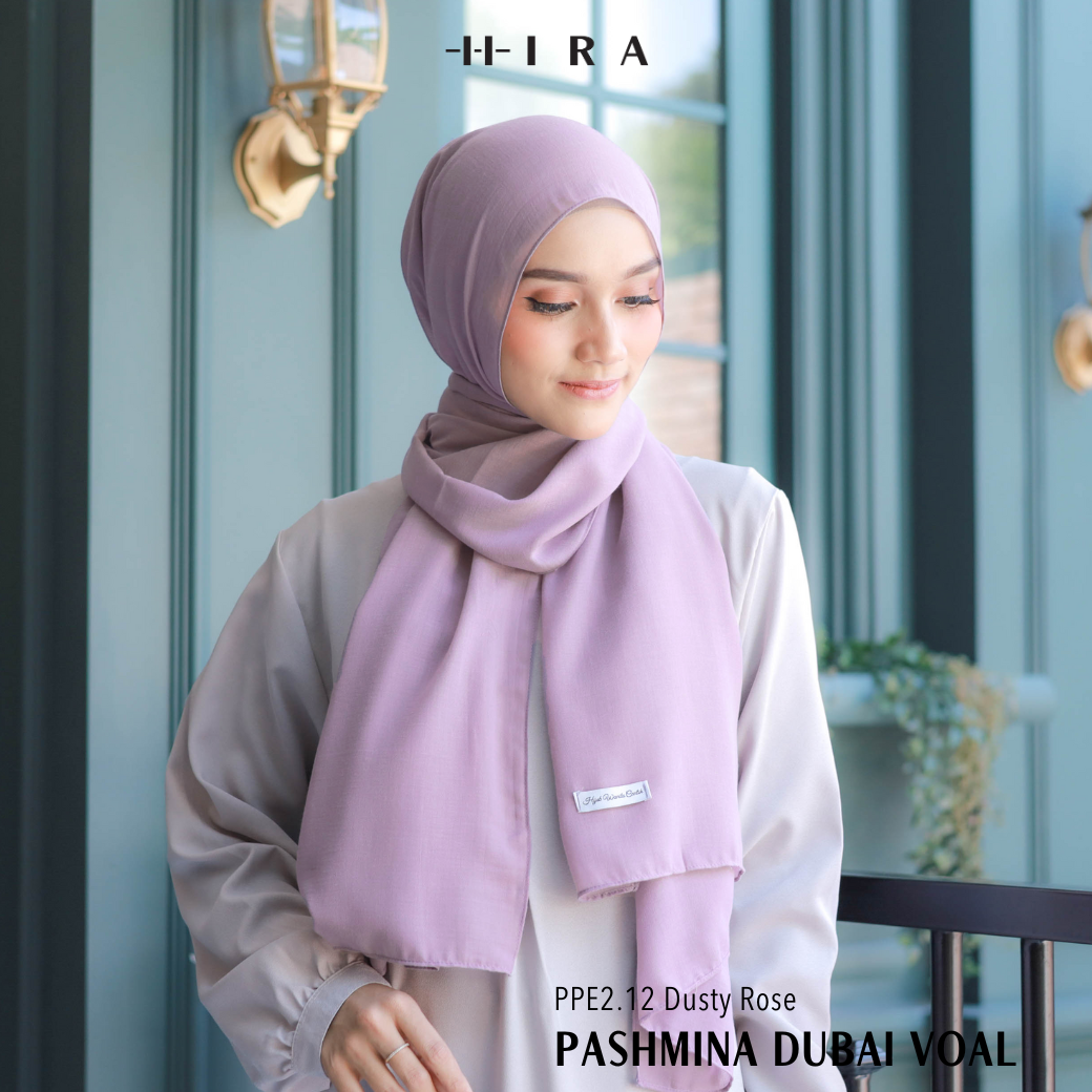 Dubai Voal Pashmina  - PPE2.12 Dusty Rose