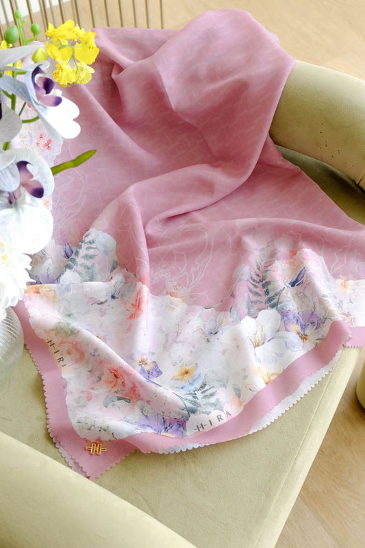 [ BUY 3 GET 1 FREE HIJAB ] Purity - Scarf Square Premium Polycotton | Pink - PU09.12
