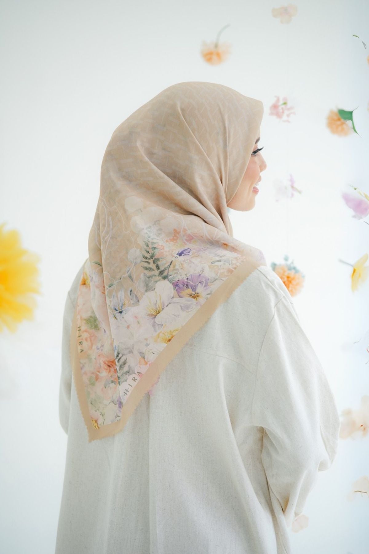 Purity - Scarf Square Premium Polycotton | Almond - PU09.16