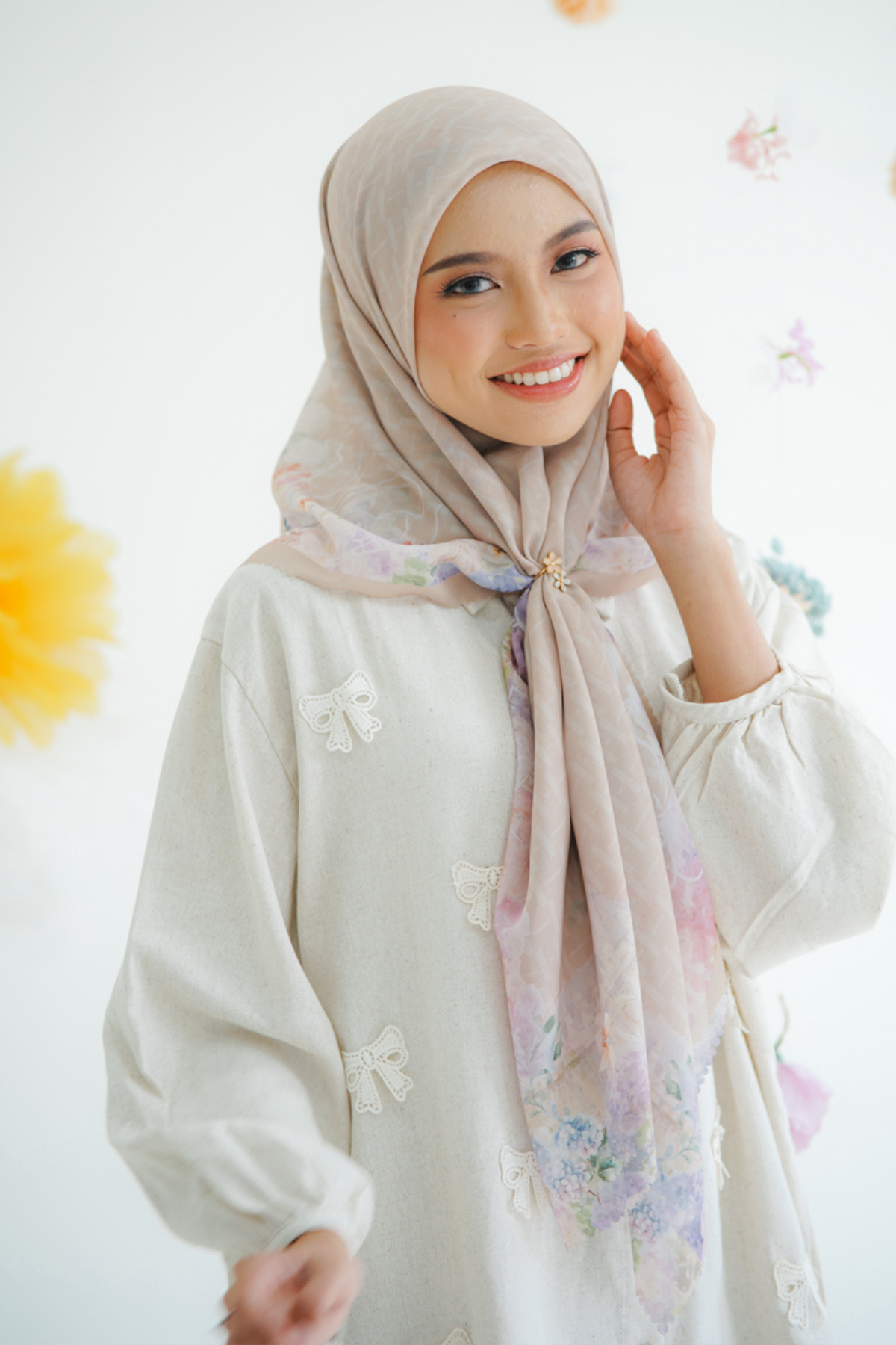 Purity Scarf Polycotton - PU09.16 Almond