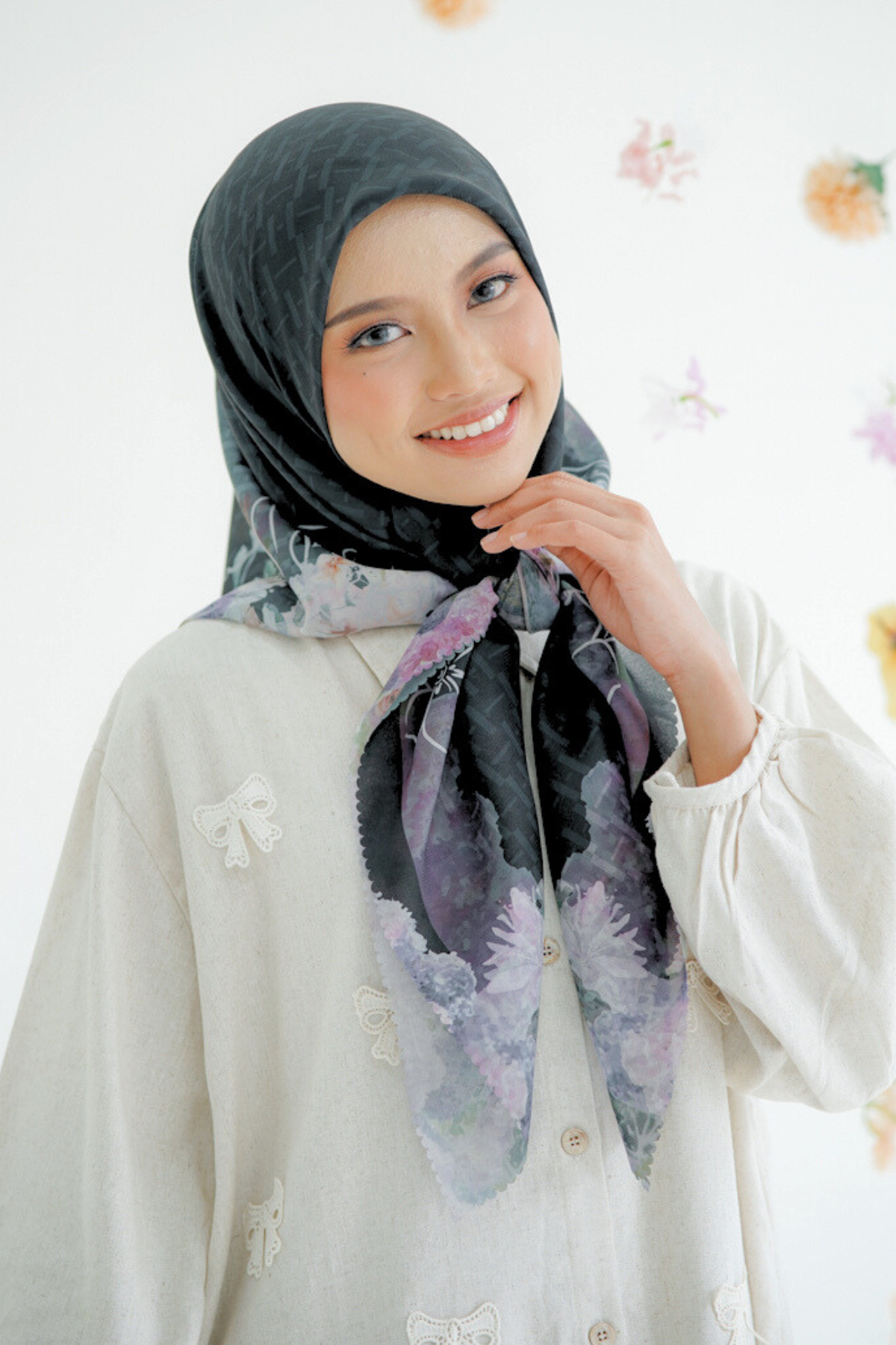 Purity Scarf Polycotton - PU09.1 Black