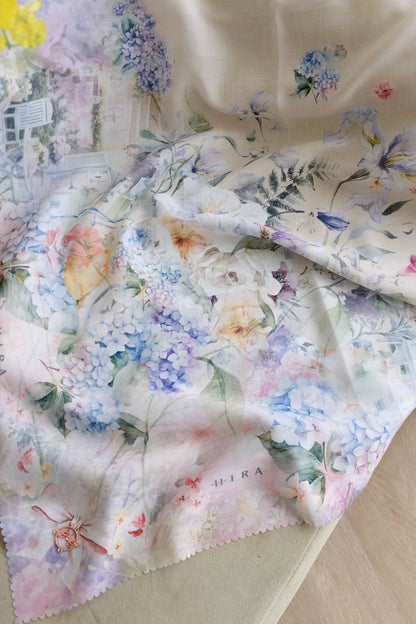 [ BUY 3 GET 1 FREE HIJAB ] Purity - Scarf Square Premium Polycotton | Cream - PU09.3