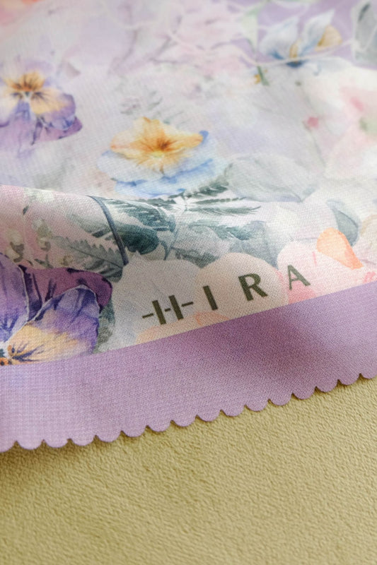 [ BUY 3 GET 1 FREE HIJAB ] Purity - Scarf Square Premium Polycotton | Lilac - PU09.7