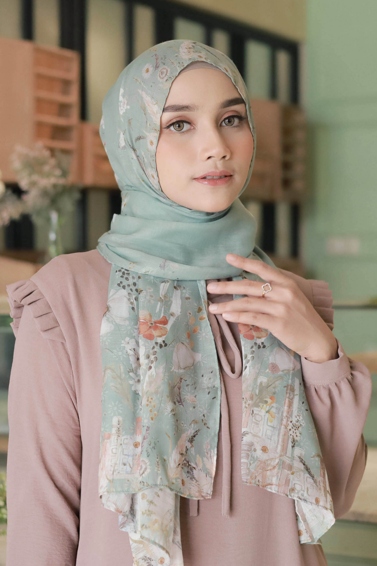 Pashmina Zinnia - PZA1.10 Sage