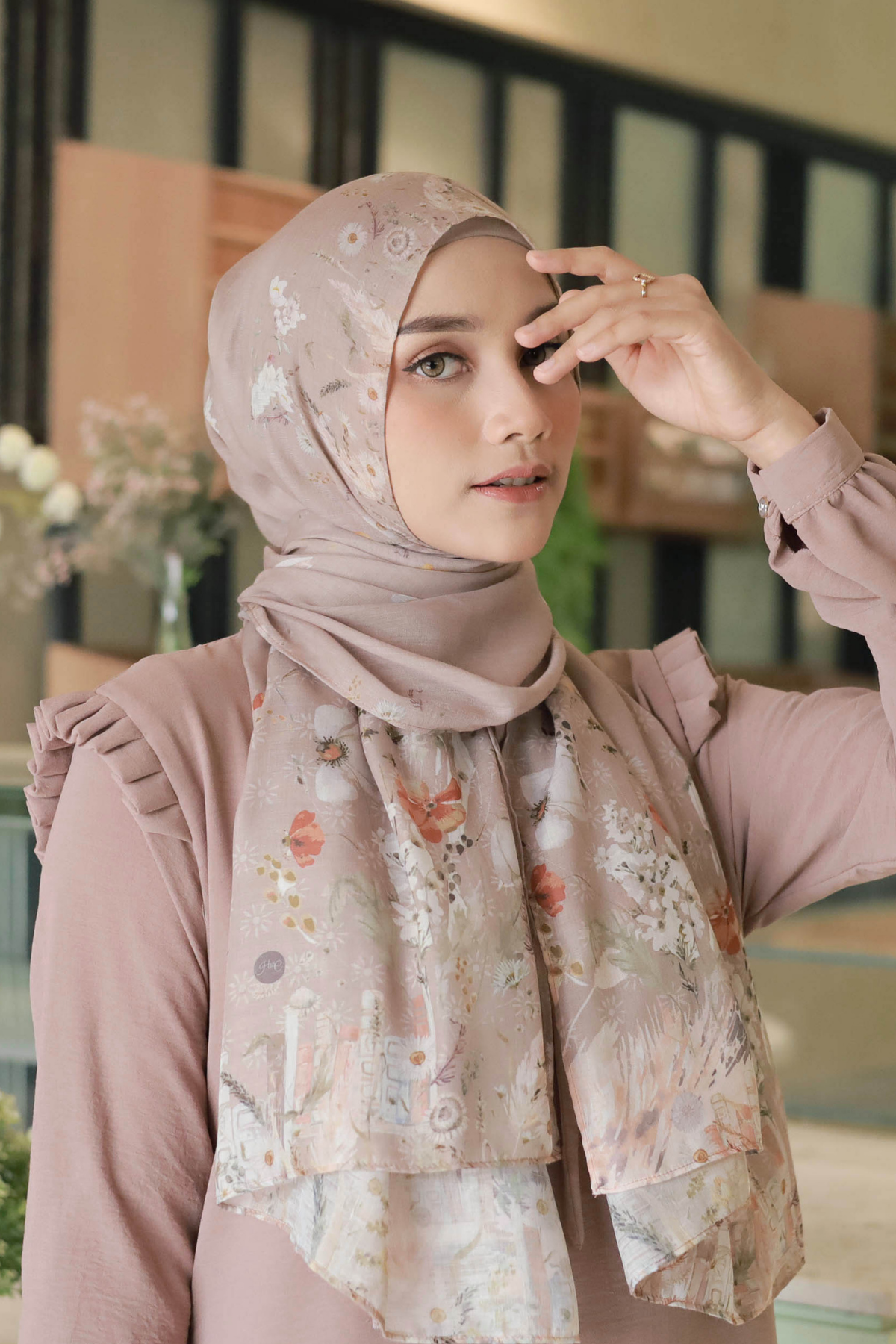 Pashmina Zinnia - PZA1.11 Sandy Brown