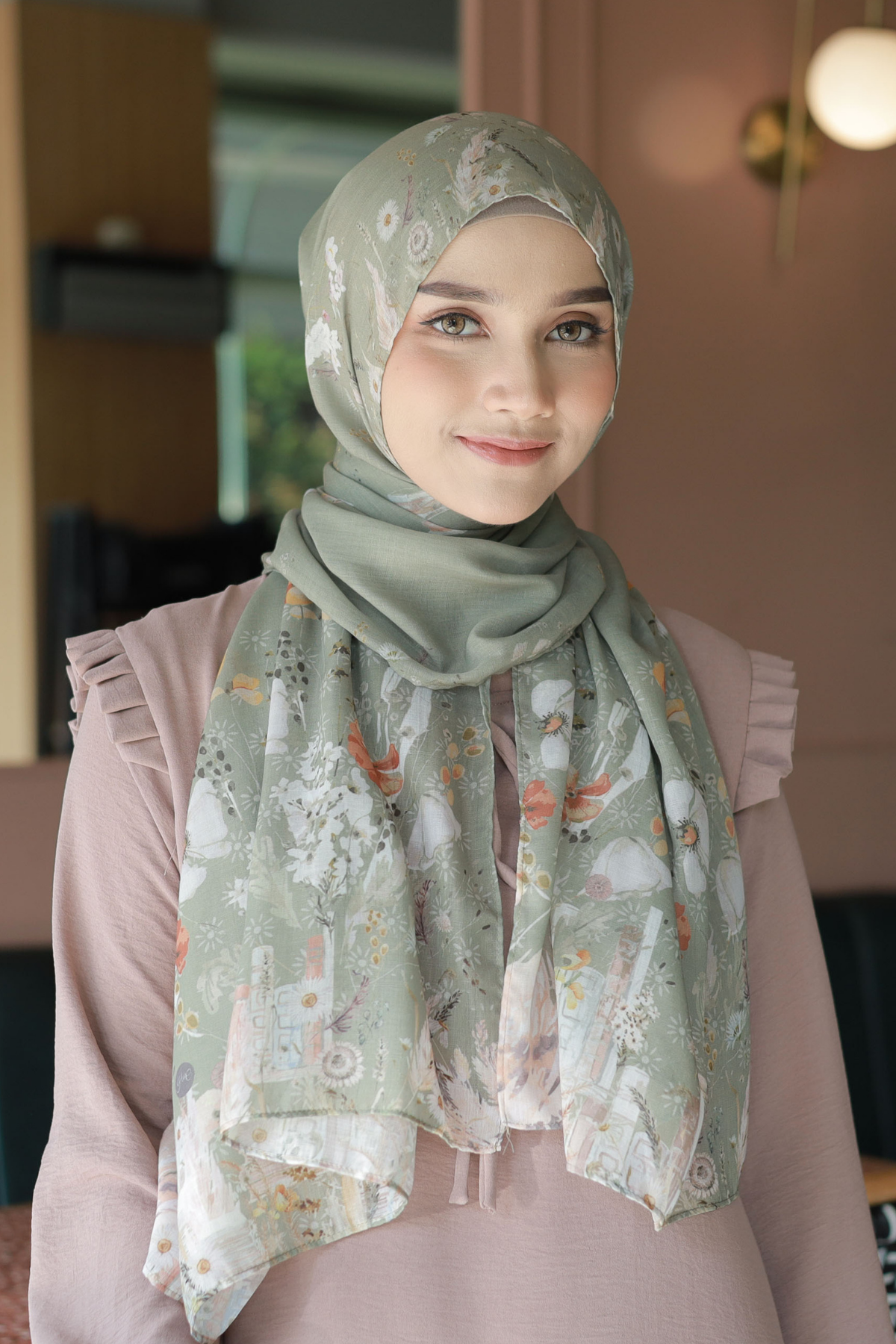 Pashmina Zinnia - PZA1.2 Calming Olive