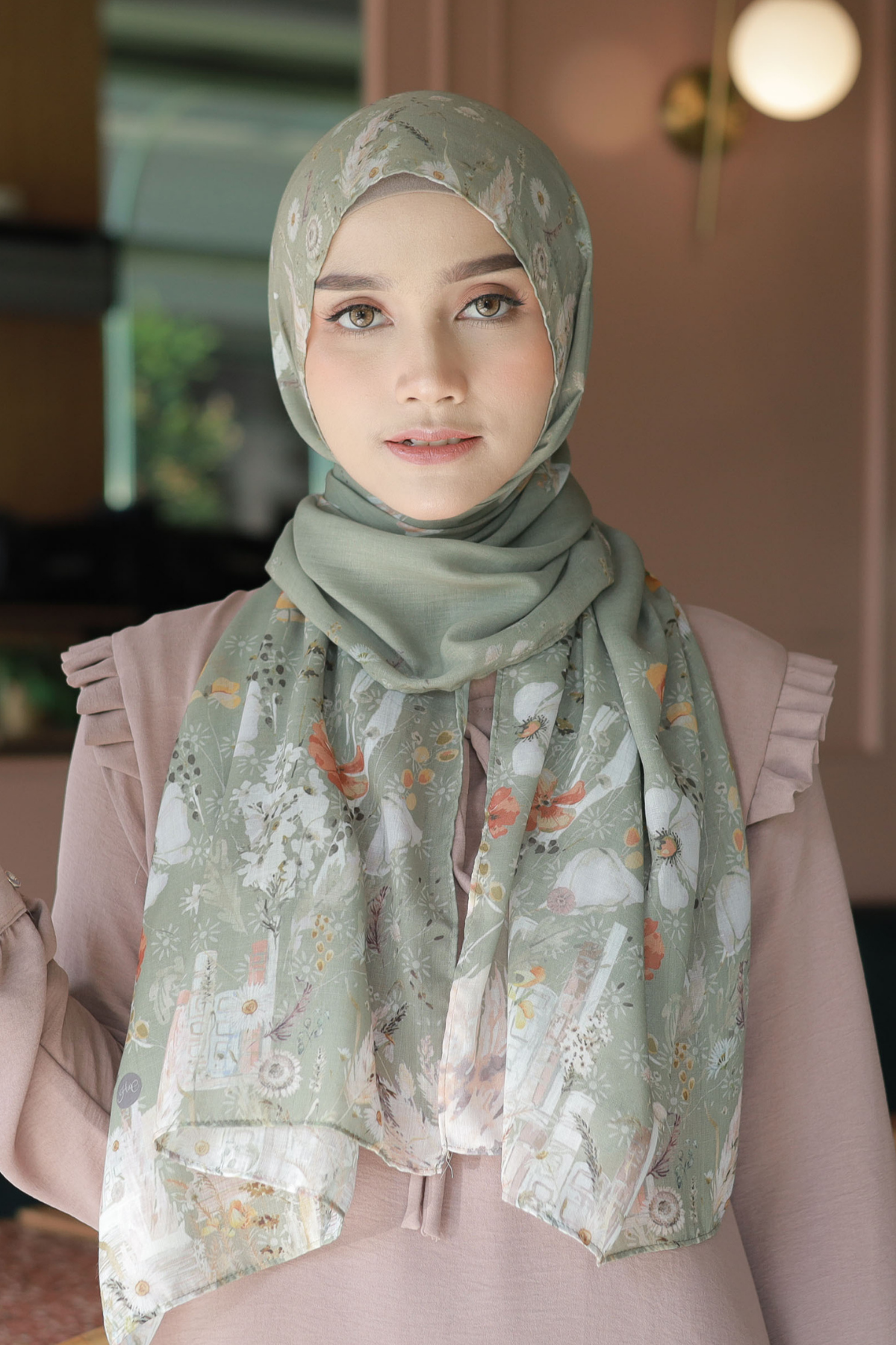 Pashmina Zinnia - PZA1.2 Calming Olive