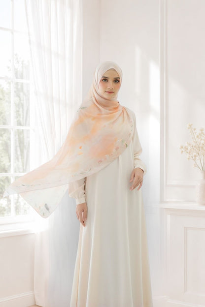 [Buy3 Get1 Free] Pashmina Lynn - Cream