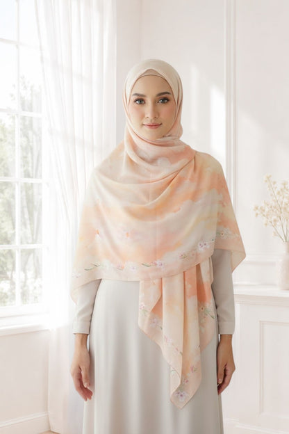 [Buy3 Get1 Free] Pashmina Lynn - Cream