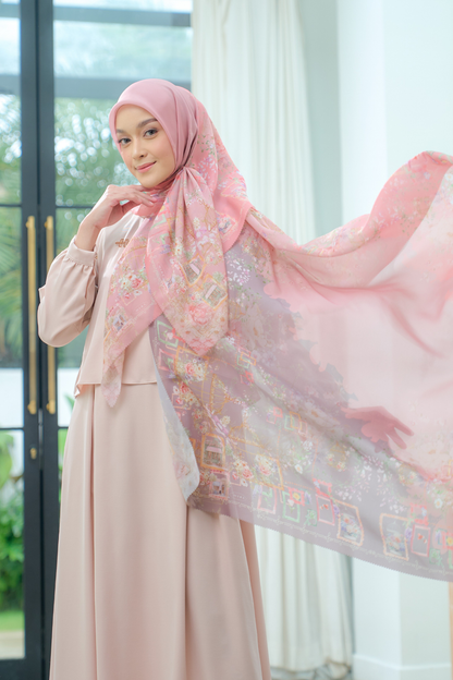 Nuri Scarf - NU33.4 NY33.4 NH33.4 Pink Hazel