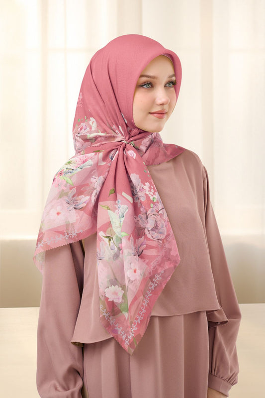 Leaf Kafa Scarf - KF30.6 VK30.6 JF30.6 Pink