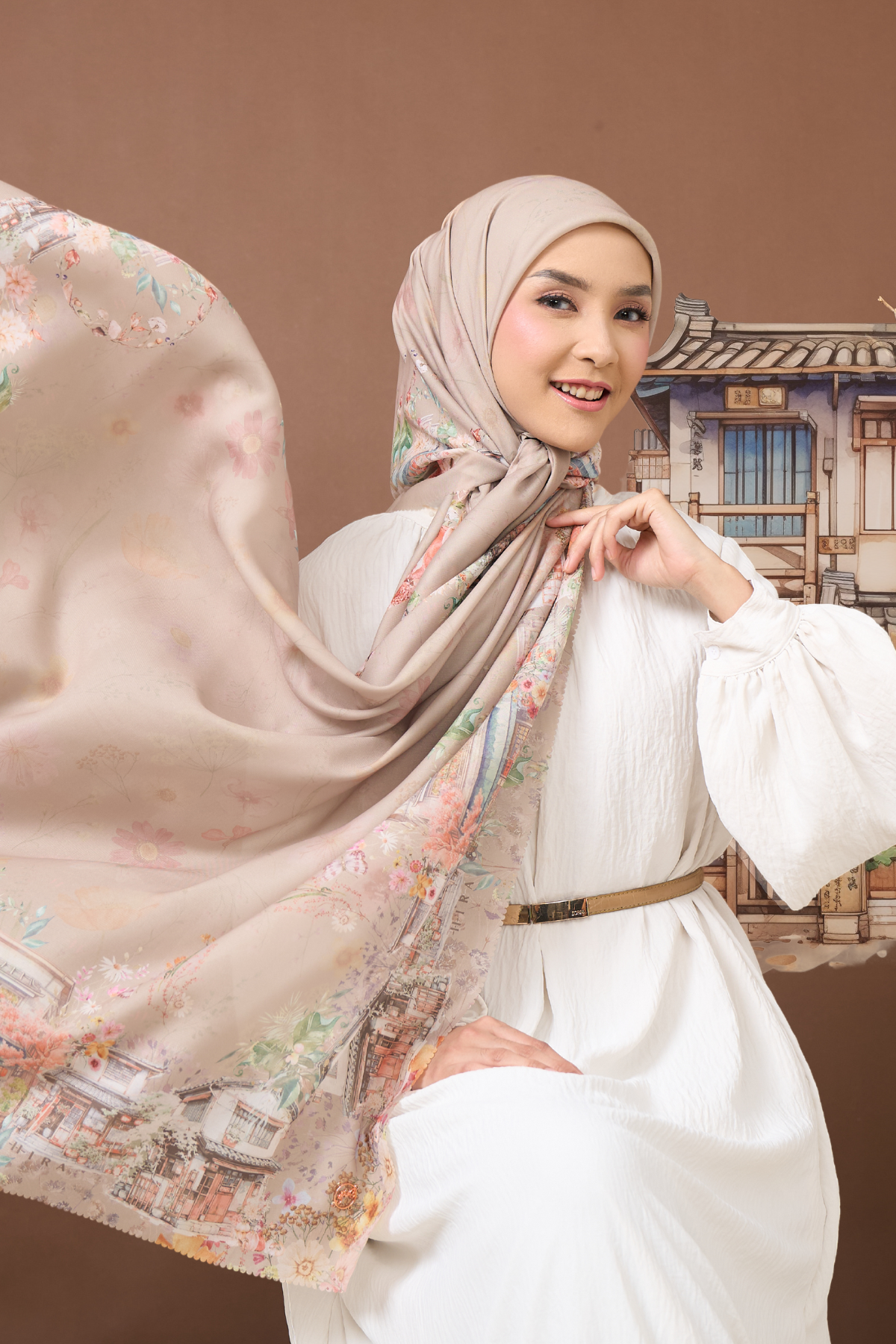 Ohayo Scarf - Kawa Mocca