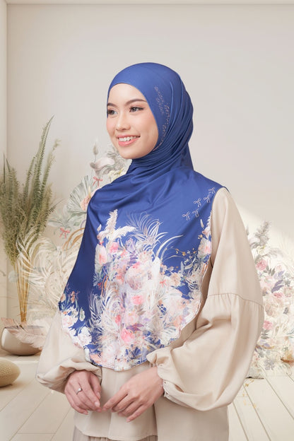 [ BUY 3 GET 1 FREE HIJAB ] Runa Emily - RE46.2 Denim