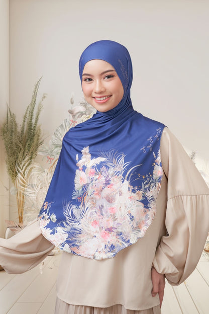 [ BUY 3 GET 1 FREE HIJAB ] Runa Emily - RE46.2 Denim