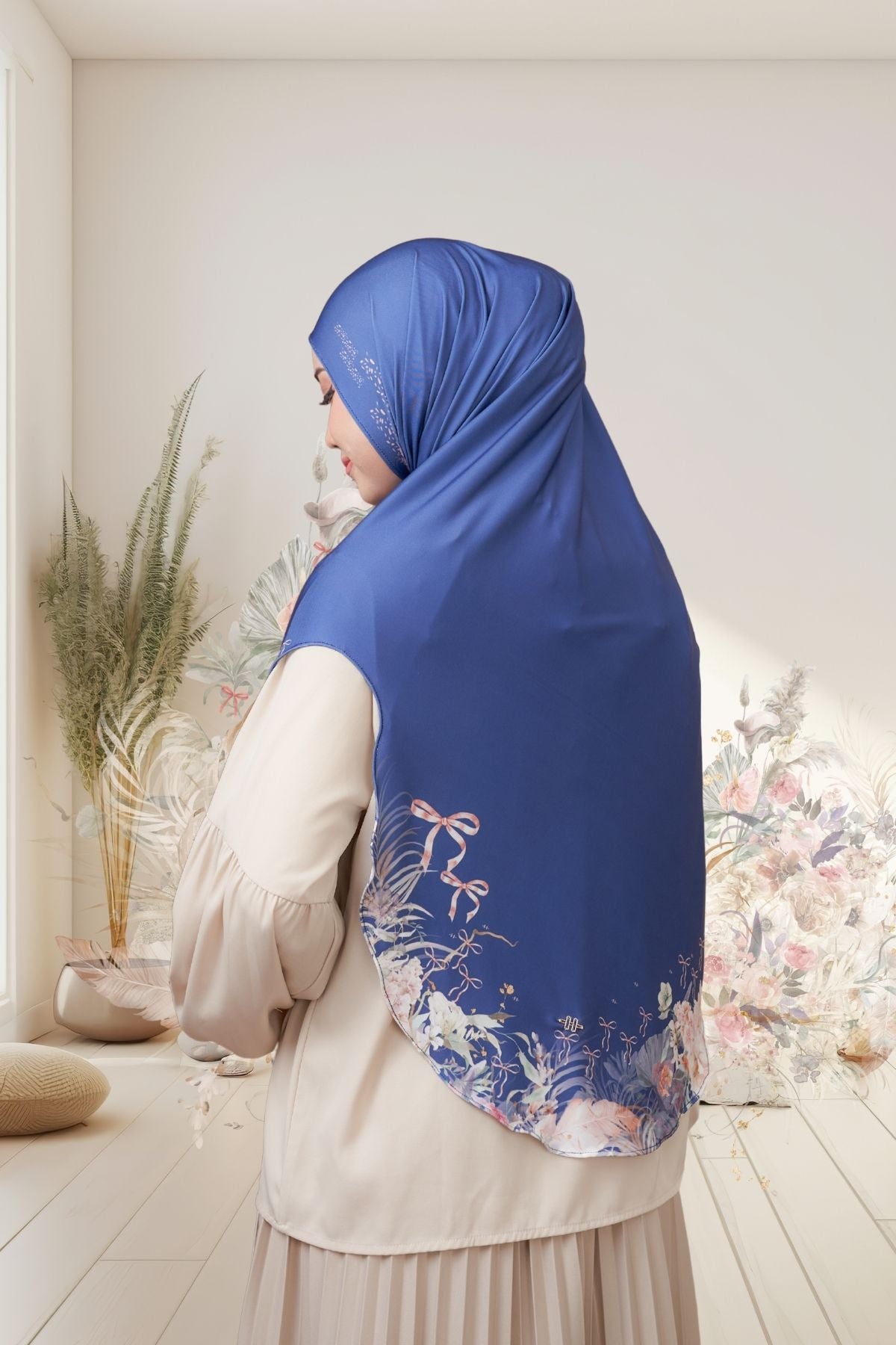 [ BUY 3 GET 1 FREE HIJAB ] Runa Emily - RE46.2 Denim